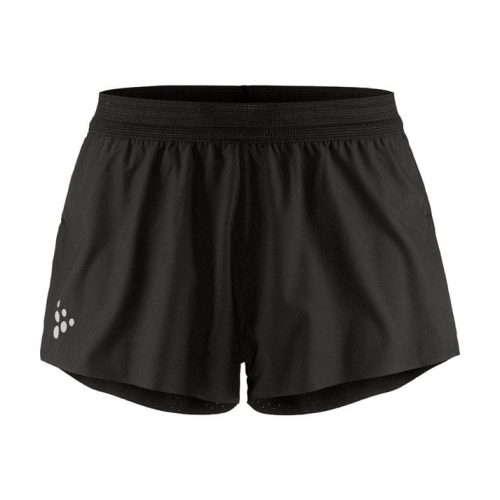 women s pro hypervent split shorts 2 black ss24 craft up and running 41222809551087