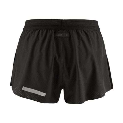 women s pro hypervent split shorts 2 black ss24 craft up and running 41222809616623